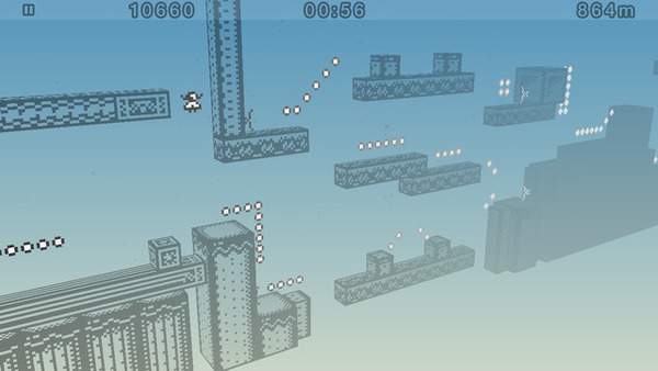 1-bit Ninja Remix Rush platform oyunu iOS için indirmeye sunuldu