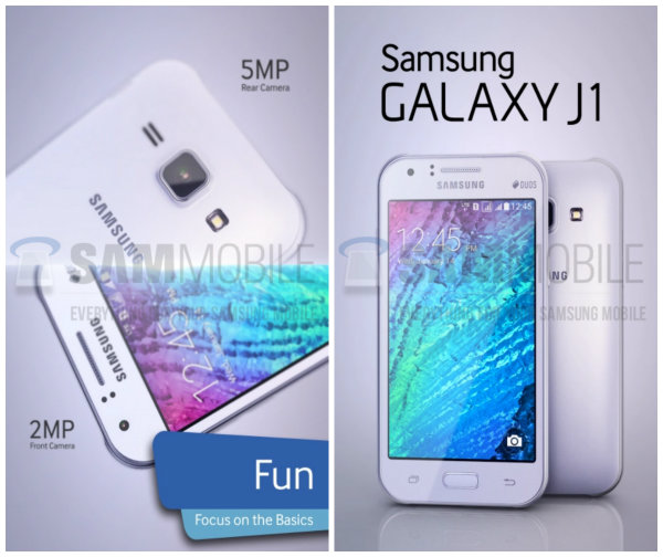 Samsung Galaxy J1 ortaya çıktı
