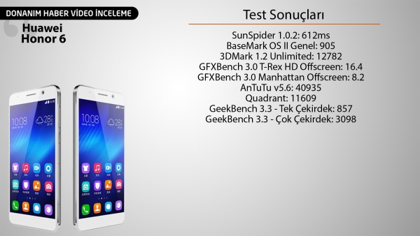 Huawei Honor 6 akıllı telefon video inceleme 'Huawei'in iddialı telefonu mercek altında'