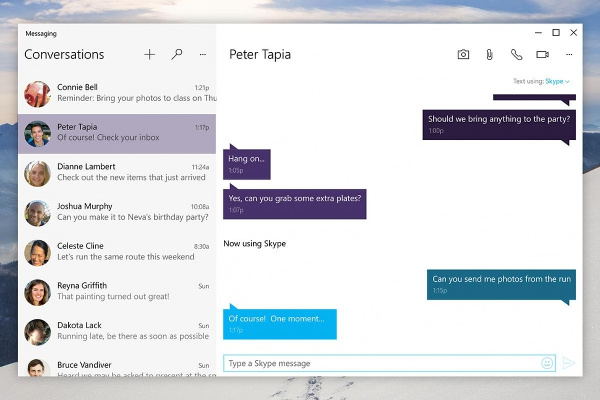 Skype, Windows 10 platformunun ortak mesajlaşma yazılımı olacak