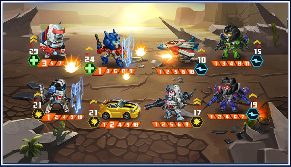 Transformers: Battle Tactics mobil platformlar için indirmeye sunuldu
