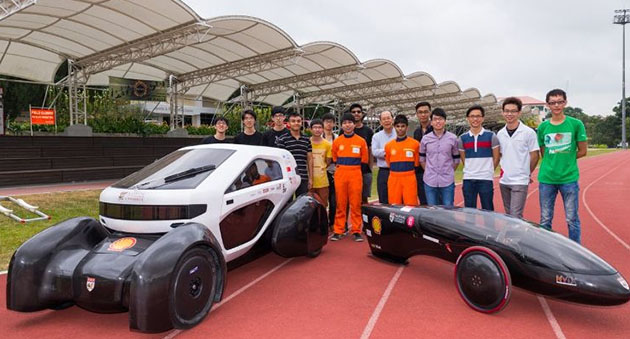Singapur'lu öğrenciler 'yazdırılabilir' güneş enerjili otomobil geliştirdi
