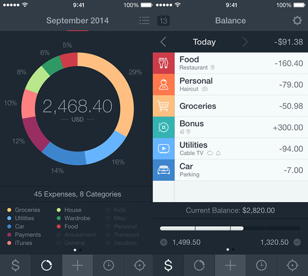 iOS uyumlu yeni kişisel finans uygulaması: Saver 2