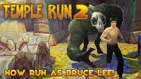 Bruce Lee, Sevgililer Günü güncellemesiyle Temple Run 2'nin karakter listesine eklendi