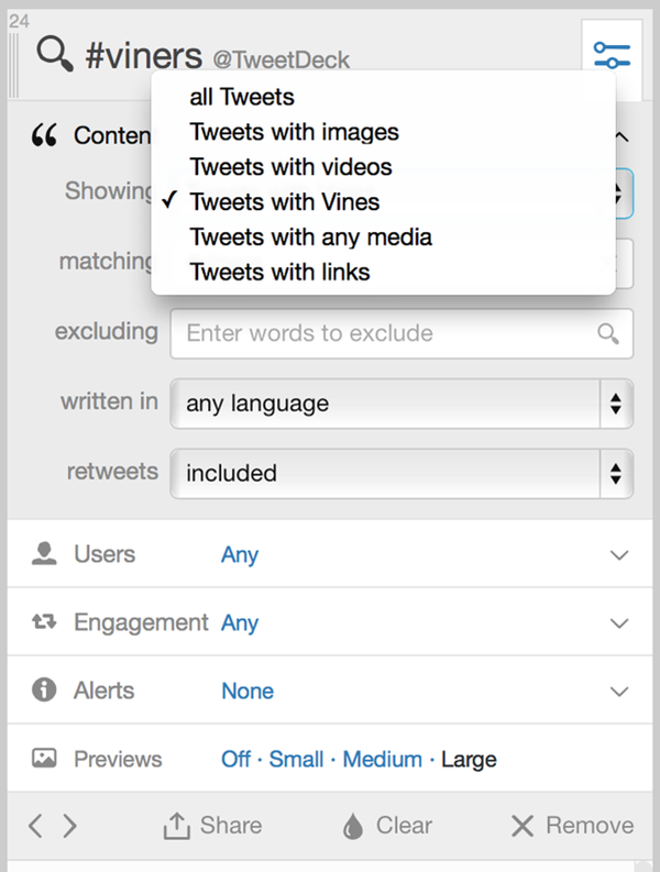 TweetDeck artık Vine temelli özel arama desteği sunuyor