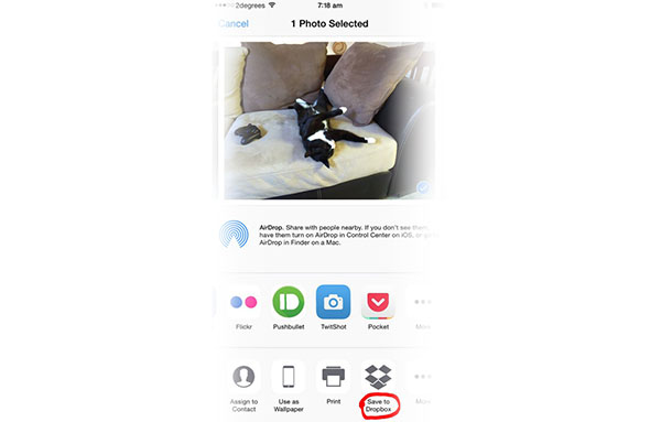 Dropbox'un yeni iOS güncellemesi ile dosya kaydetme kolaylaşıyor