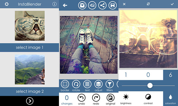 iOS uyumlu fotoğraf harmanlama uygulaması InstaBlender, bugün için ücretsiz yapıldı