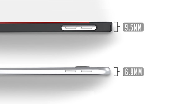 Samsung Galaxy S6 Modelinin kalınlığı 6.9mm olabilir
