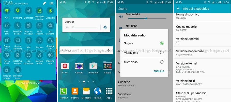 Galaxy S5 Lollipop sürümüne gelen yeni güncelleme sessiz modu geri getiriyor