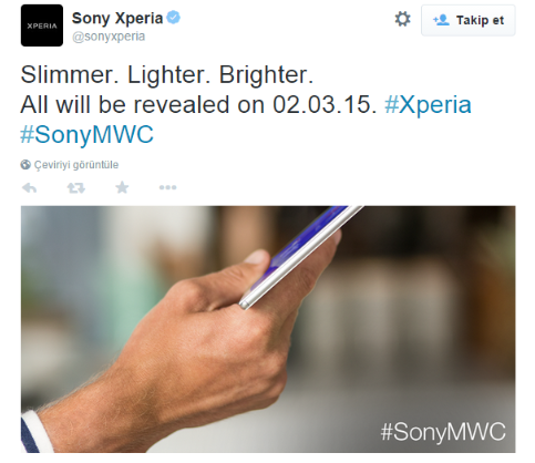 Sony yeni tabletinin duyurusunu yaptı 'ince, hafif, parlak'