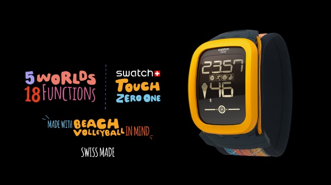 Swatch'dan voleybol oyuncularına özel yeni akıllı saat Touch Zero One