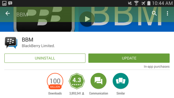 BBM Android 100 milyon kez indirildi