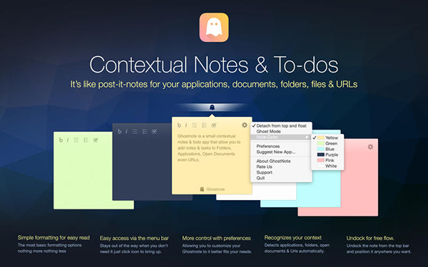 Mac uyumlu yeni gelişmiş not alma uygulaması: Ghostnote