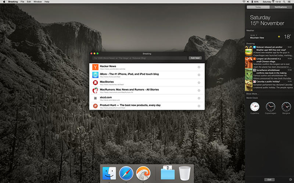 iOS ve OSX platformlarına yeni haber okuma uygulaması: Breaking