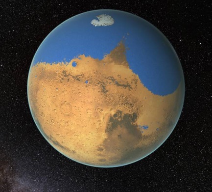 'Mars'ın yüzeyinde okyanus oluşturacak kadar su bulunuyordu'