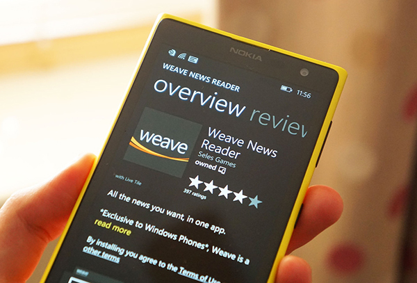 Windows Phone destekli haber uygulaması Weaver kapanıyor