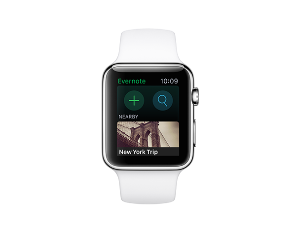 Apple Watch için Evernote duyuruldu