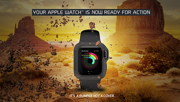 Apple Watch için hazırlanmış kılıf modeli: ActionProof
