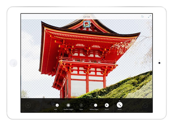 Adobe, iPad ile iPhone'a özel mobil fotoğraf editörü Photoshop Mix'i güncelledi