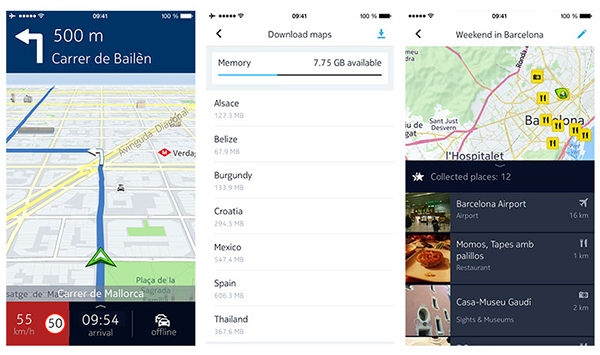 Nokia HERE Maps iOS için kullanıma sunuldu