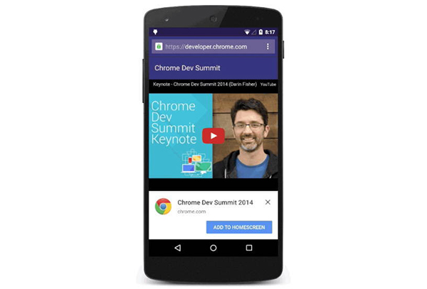 Chrome'un yeni Android sürümüne açılabilir 'Ana Ekrana Ekle' özelliği dahil edilecek