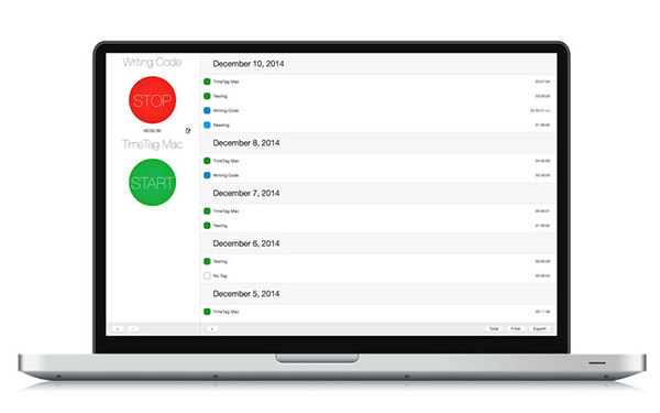 TimeTag'ın OSX versiyonu kısa bir süre için ücretsiz