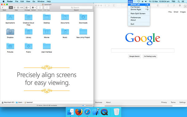 Mac uyumlu Split Screen uygulaması kısa bir süre için ücretsiz