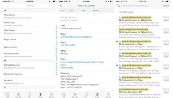 Outlook'un iOS ve Android uygulamaları güncellendi
