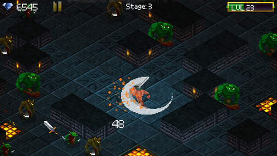 iOS için Tap 'n' Slash ile zindanda sonsuz koşu heyecanı