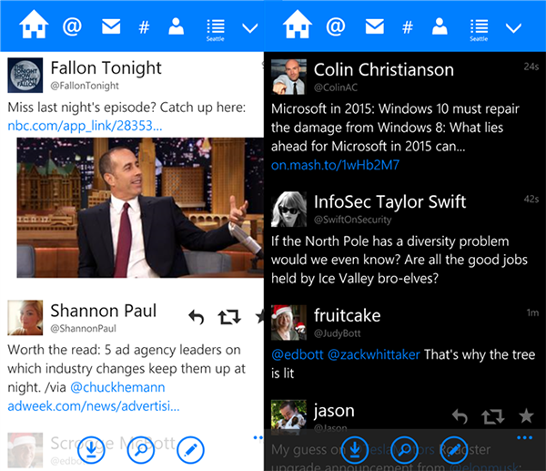 Windows Phone uyumlu Twitter istemcisi Tweetium güncellendi