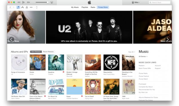 Apple, iTunes'un 12.1.2 güncellemesini yayınladı