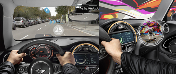 Mini, sürücülere ekstra bilgiler sağlayan arttırılmış gerçeklik gözlüğünü duyurdu