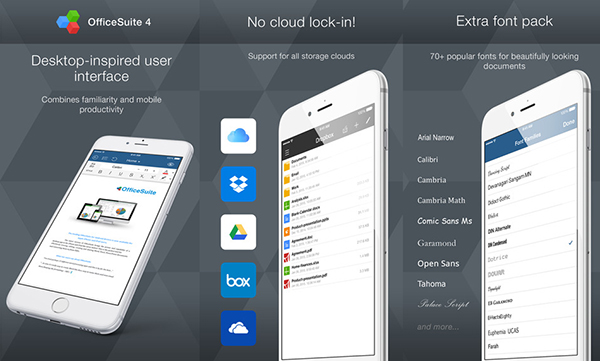 iOS için hazırlanan gelişmiş ofis uygulaması OfficeSuite Premium bugüne özel ücretsiz