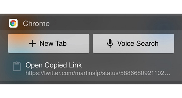 iOS için Chrome tarayıcı güncellendi