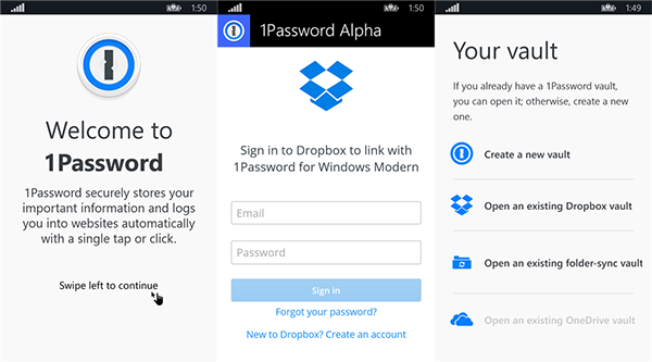 Windows ve Windows Phone 8.1 için 1Password'un yeni Alpha sürümü yayınlandı