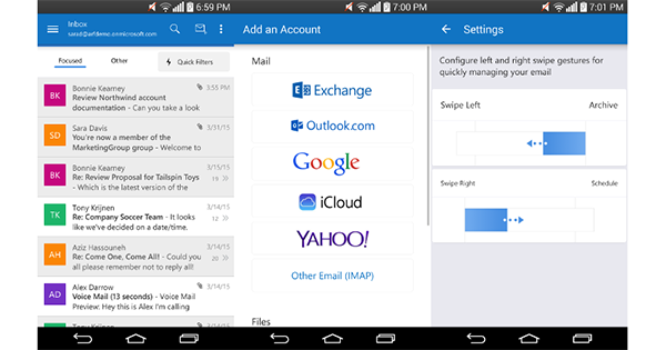Android için Outlook'un 'önizleme' takısı kaldırıldı