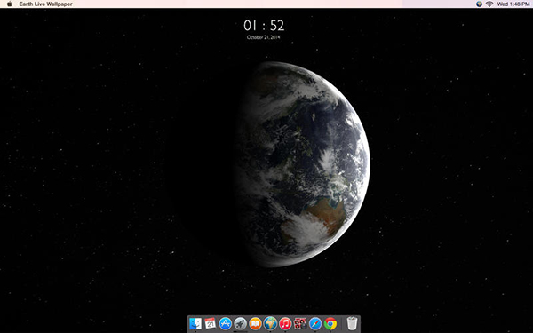 Mac uyumlu Earth Live Wallpaper artık ücretsiz