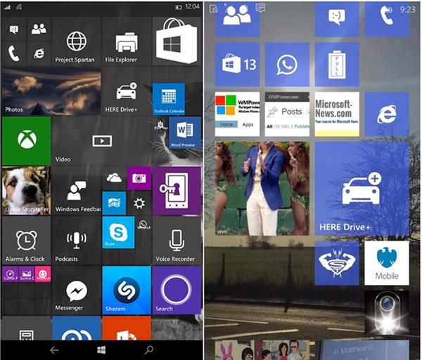 Windows 10 mobil versiyonuna ait yeni güncellemenin görüntüsü sızdırıldı