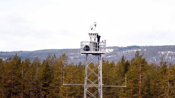 Dünyanın pistten uzakta yer alan ilk hava trafik kontrol kulesi İsveç'te kullanılmaya başlandı