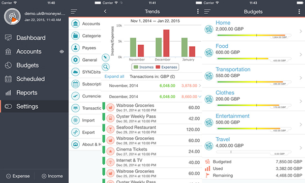 iOS uyumlu kişisel finans uygulaması MoneyWiz 2 indirime girdi