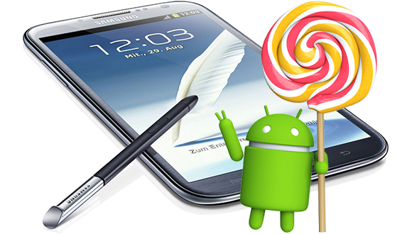 Samsung Galaxy Note 2 modeli Lollipop güncellemesi almayabilir