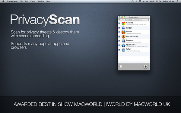 Mac uyumlu PrivacyScan indirime girdi