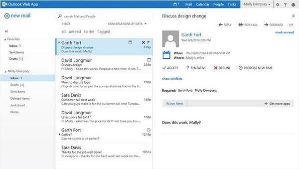 Outlook.com veritabanı Office 365'e taşınıyor
