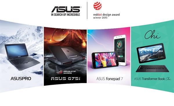 Asus'un 9 ürünü Red Dot tasarım ödülüne layık görüldü