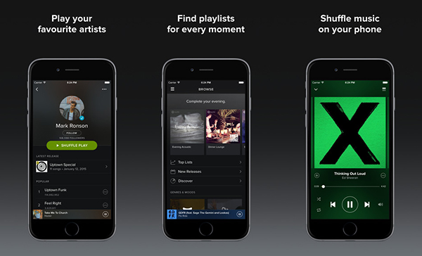 Spotify'ın iOS uygulaması güncellendi