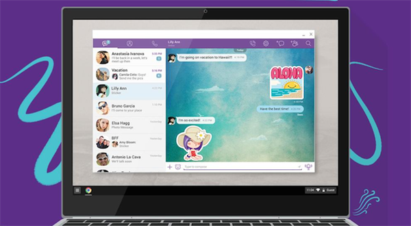 Viber uygulaması Chromebook'lar için yayınlandı