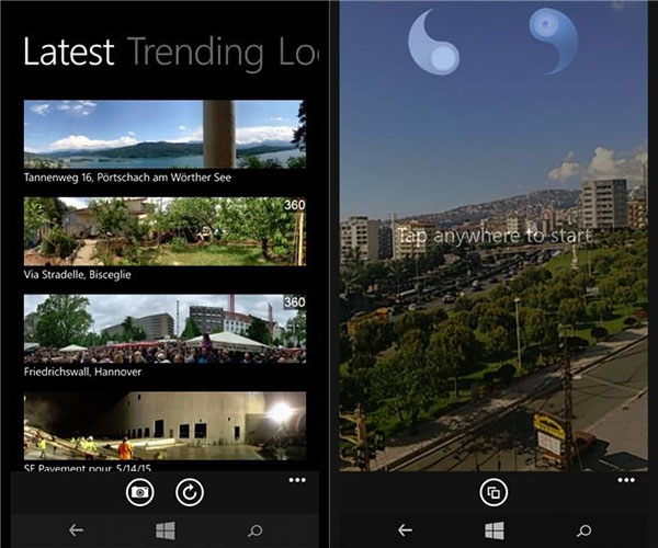 Windows Phone için panorama fotoğraf odaklı yeni bir alternatif: DMD Panorama ile 