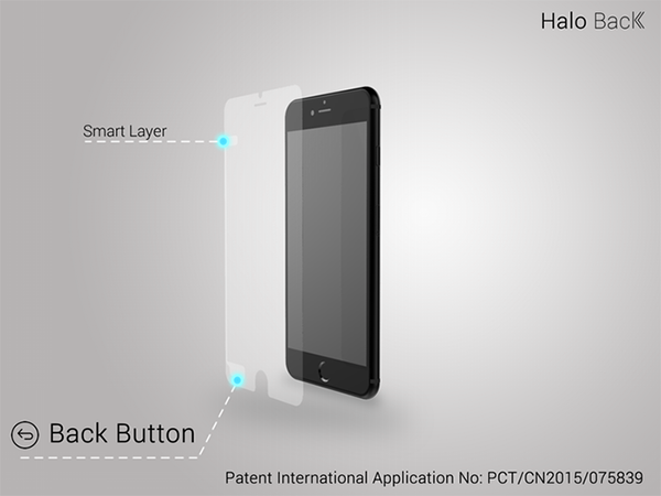 Yeni iPhone modellerine 'geri' butonu ekleyen akıllı ekran filmi: Halo Back