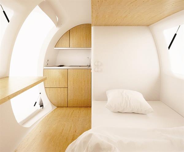 Kendi enerjisini üretebilen mikro ev : Ecocapsule