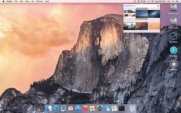Mac uyumlu QuickShot uygulaması artık ücretsiz